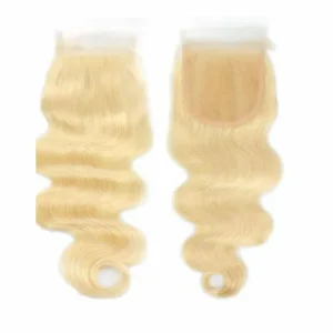 Raw Indian Blonde Body Wave Closure